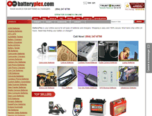 Tablet Screenshot of batteryplex.com